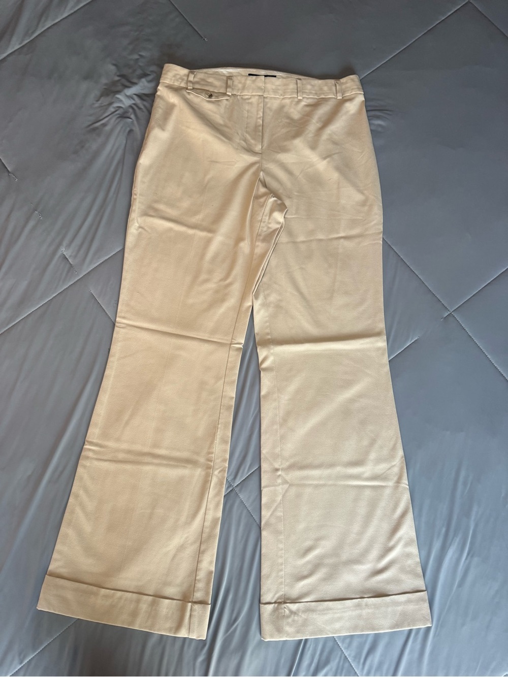 The Limited Stretch Khaki Wide-Leg Dress Pants Slacks